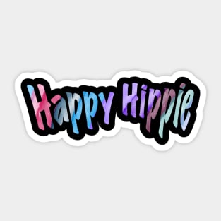 Happy Hippie Sticker